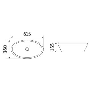 Раковина Velvex 78190, белый